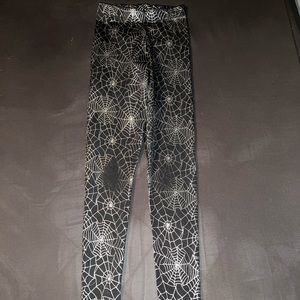 XS Spiderweb Leggings by Blackmilk Clothing